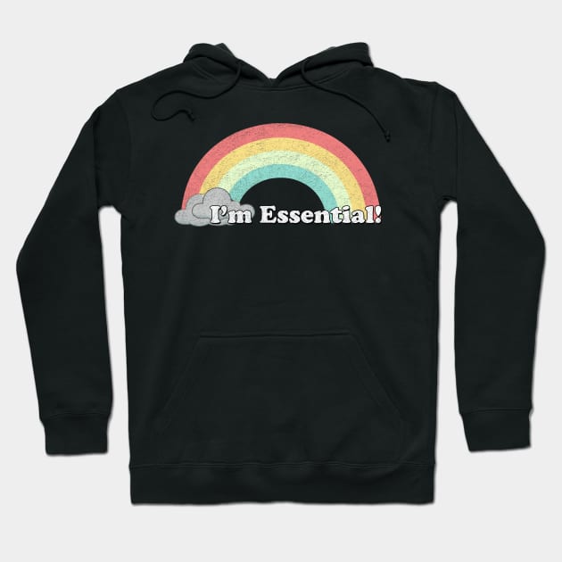 I'm Essential - Rainbow Hoodie by karutees